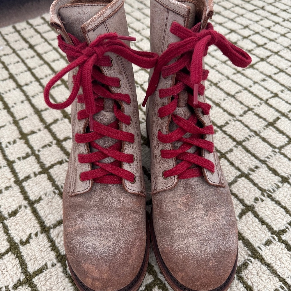 Leather Frye boots